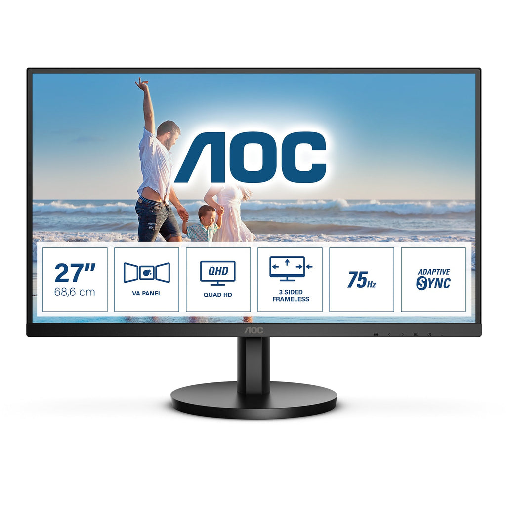 Ecran 27" AOC Basic B3 Q27B3MA Quad HD (Noir)