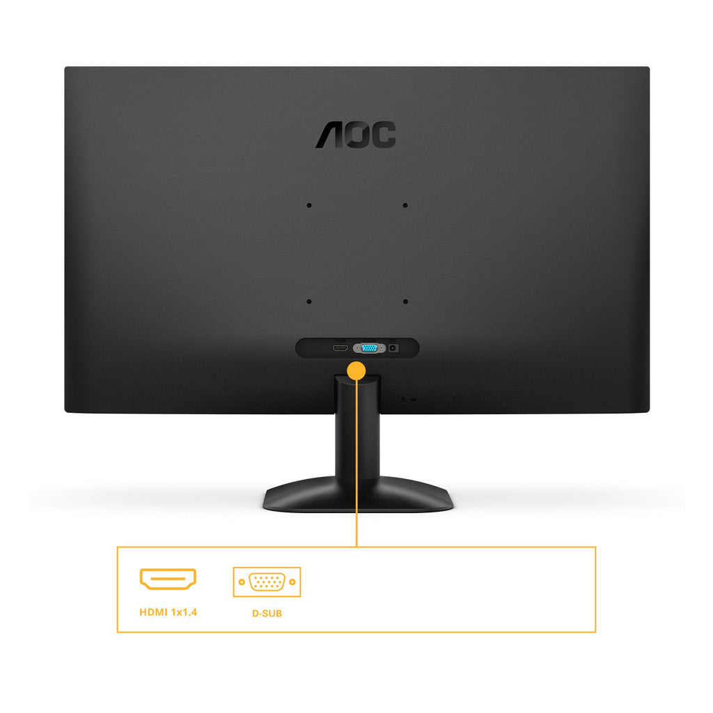 Ecran 24" AOC Basic B3 24B35HM2 Full HD 100Hz (Noir)