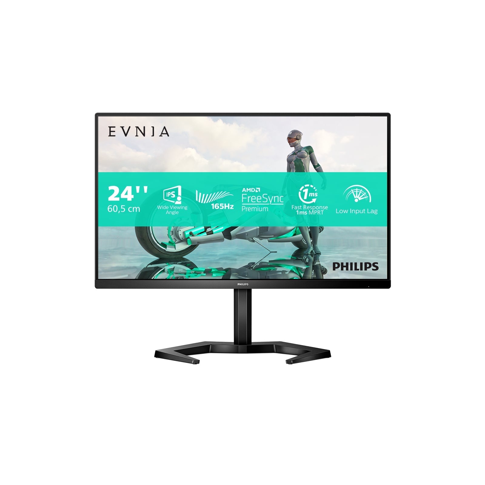 Ecran 24" Philips Evnia 24M1N3200ZS Full HD 165Hz (Noir)