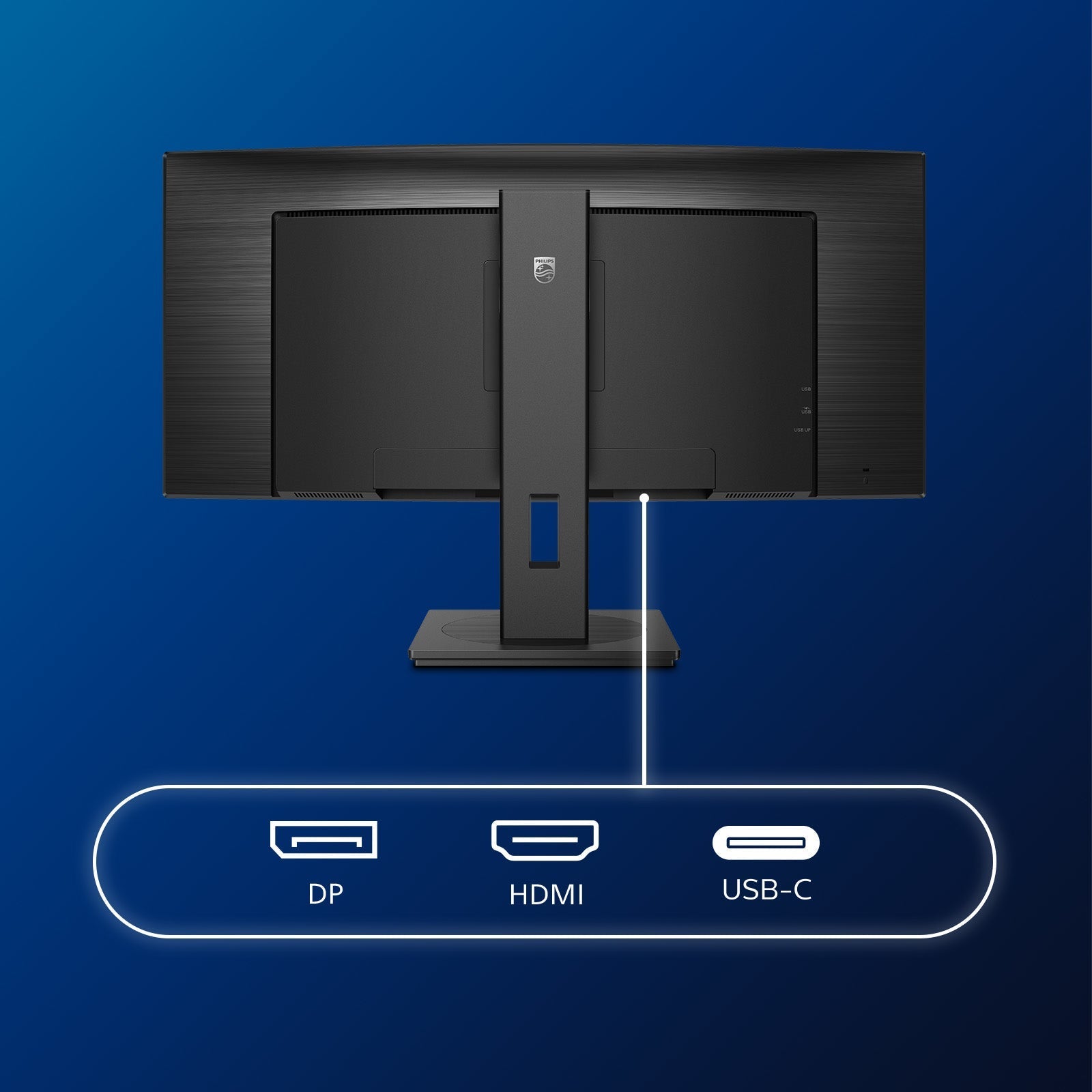Ecran incurvé 34" Philips B-Line 346B1C UWQHD (Noir)
