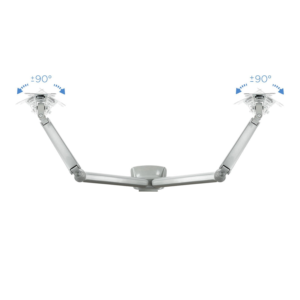 Support double-écran é fixer Tooq DB3132TNR 13"-32" (9kg max) (Argent)