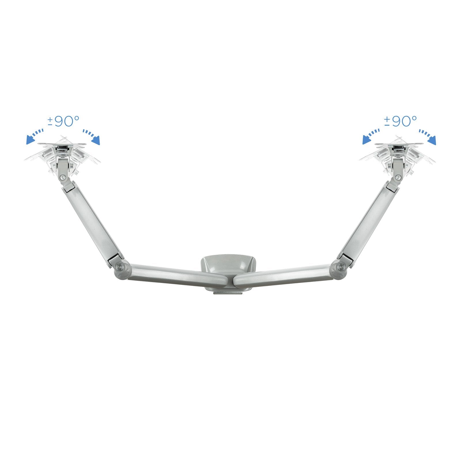 Support double-écran é fixer Tooq DB3132TNR 13"-32" (9kg max) (Argent)