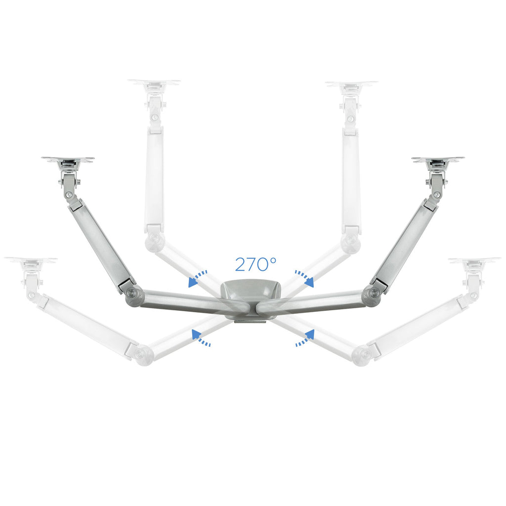 Support double-écran é fixer Tooq DB3132TNR 13"-32" (9kg max) (Argent)