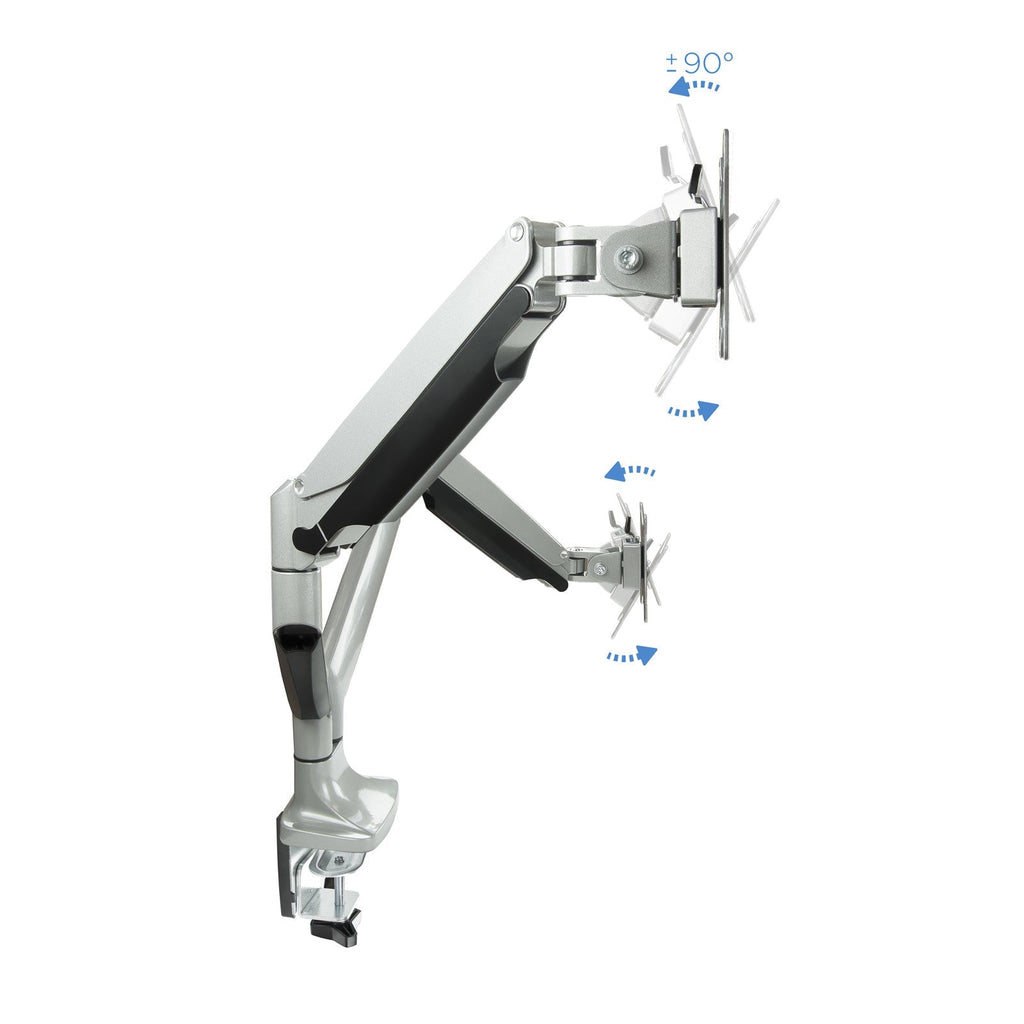 Support double-écran é fixer Tooq DB3132TNR 13"-32" (9kg max) (Argent)