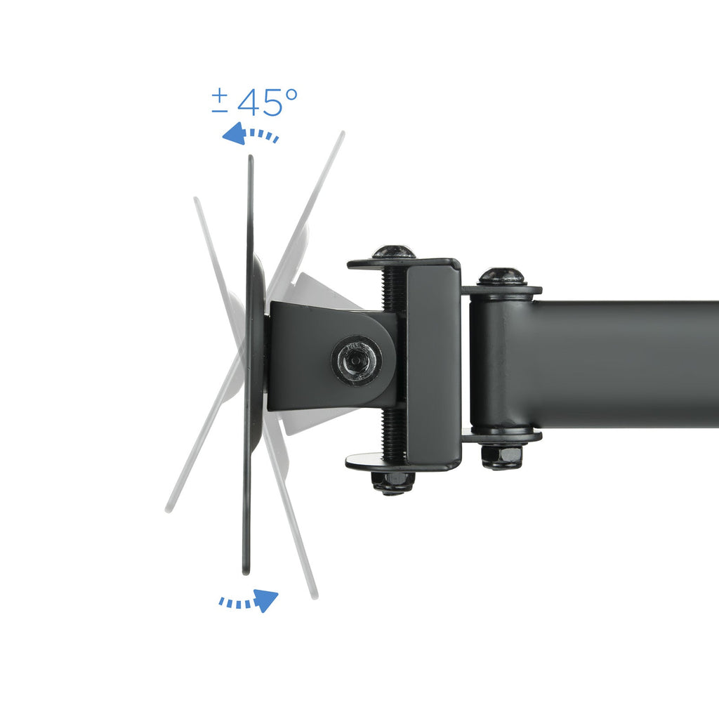 Support triple-écran é fixer Tooq DB1327TN 13"-27" (8kg max) (Noir)