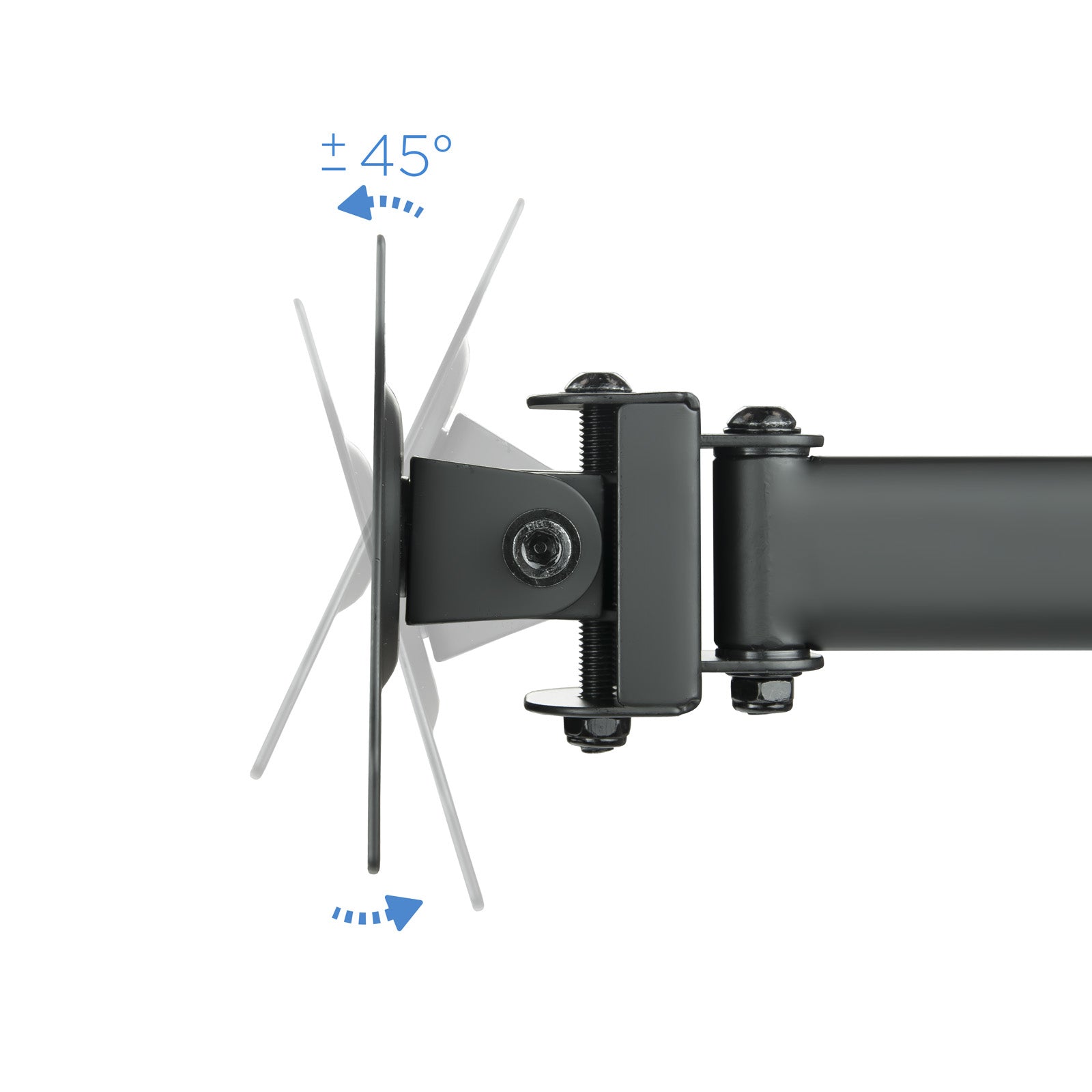 Support triple-écran é fixer Tooq DB1327TN 13"-27" (8kg max) (Noir)