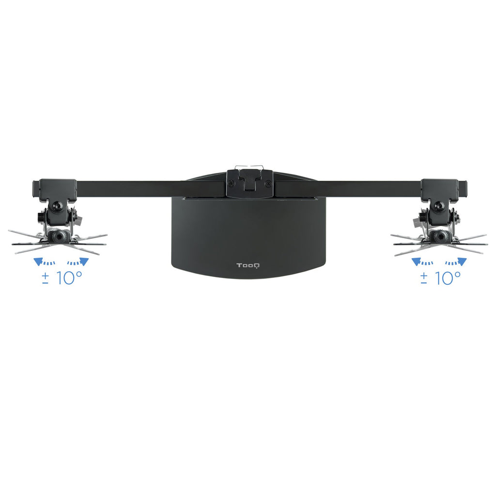 Support double-écran é poser Tooq DB1727TN 17"-27" (6kg max) (Noir)