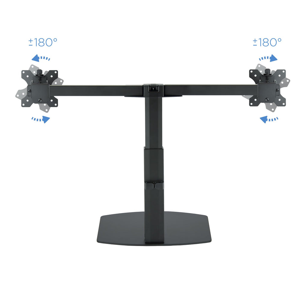 Support double-écran é poser Tooq DB1727TN 17"-27" (6kg max) (Noir)