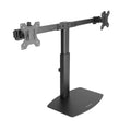 Support double-écran é poser Tooq DB1727TN 17"-27" (6kg max) (Noir)