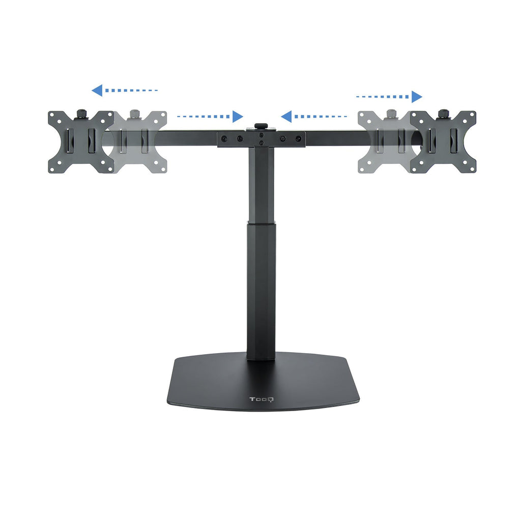 Support double-écran é poser Tooq DB1727TN 17"-27" (6kg max) (Noir)