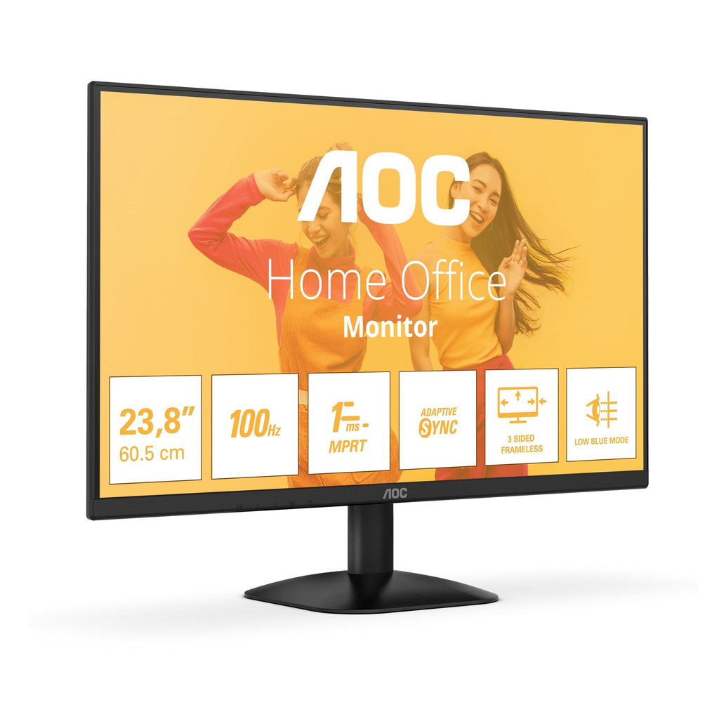 Ecran 24" AOC Basic B3 24B35HM2 Full HD 100Hz (Noir)
