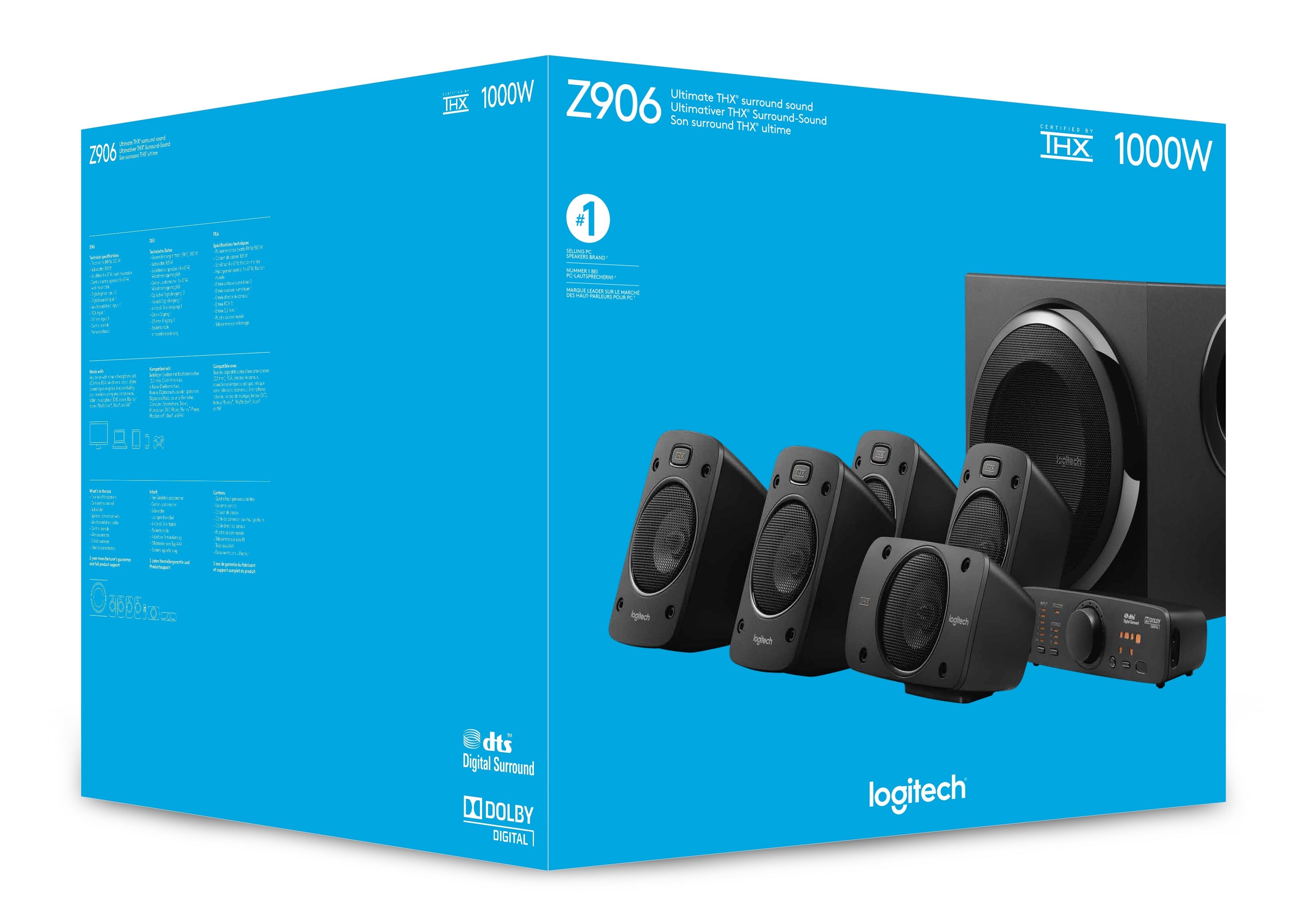 Enceintes Logitech Z906 5.1 500W