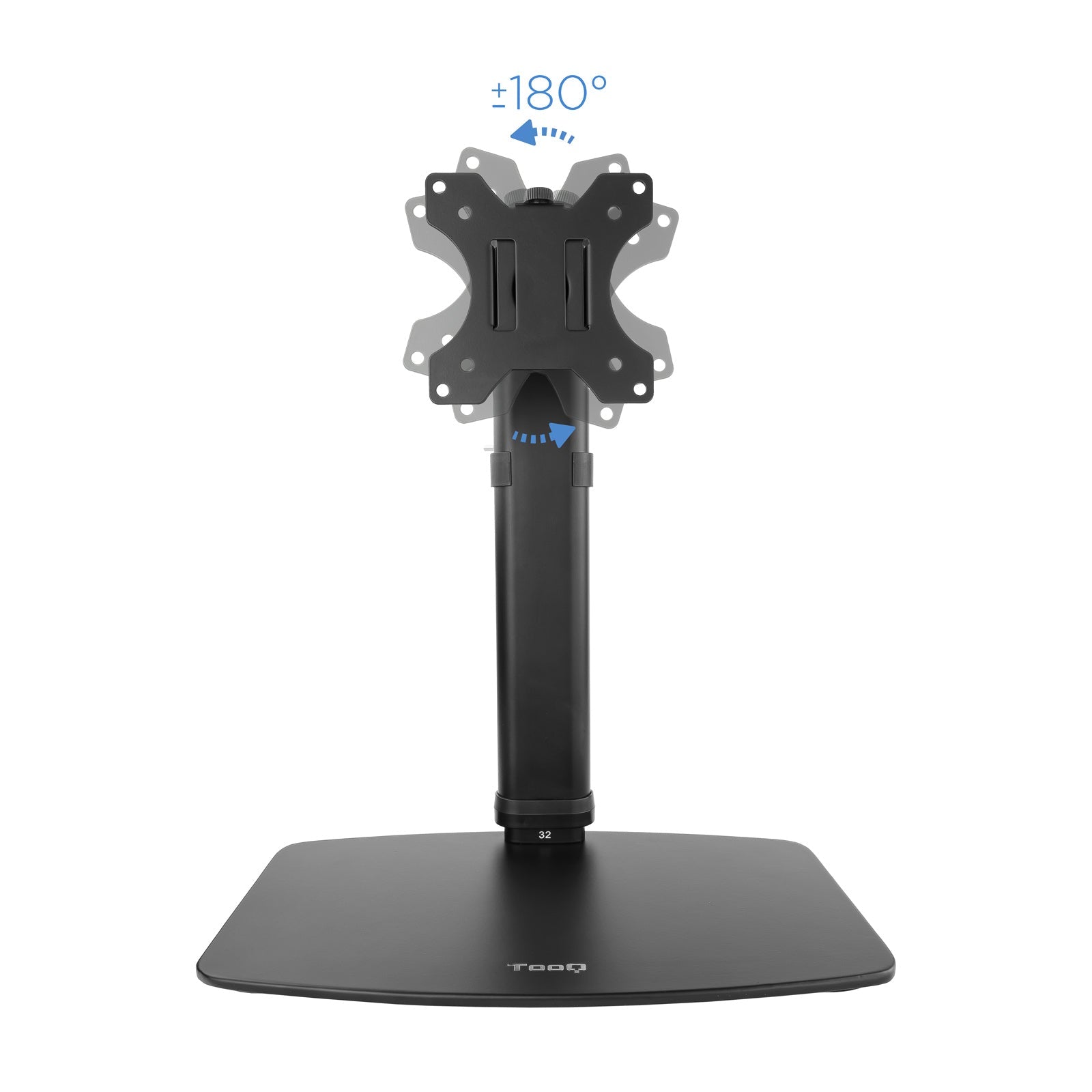 Support écran é poser Tooq DB1127TN 17"-27" (6kg max) (Noir)