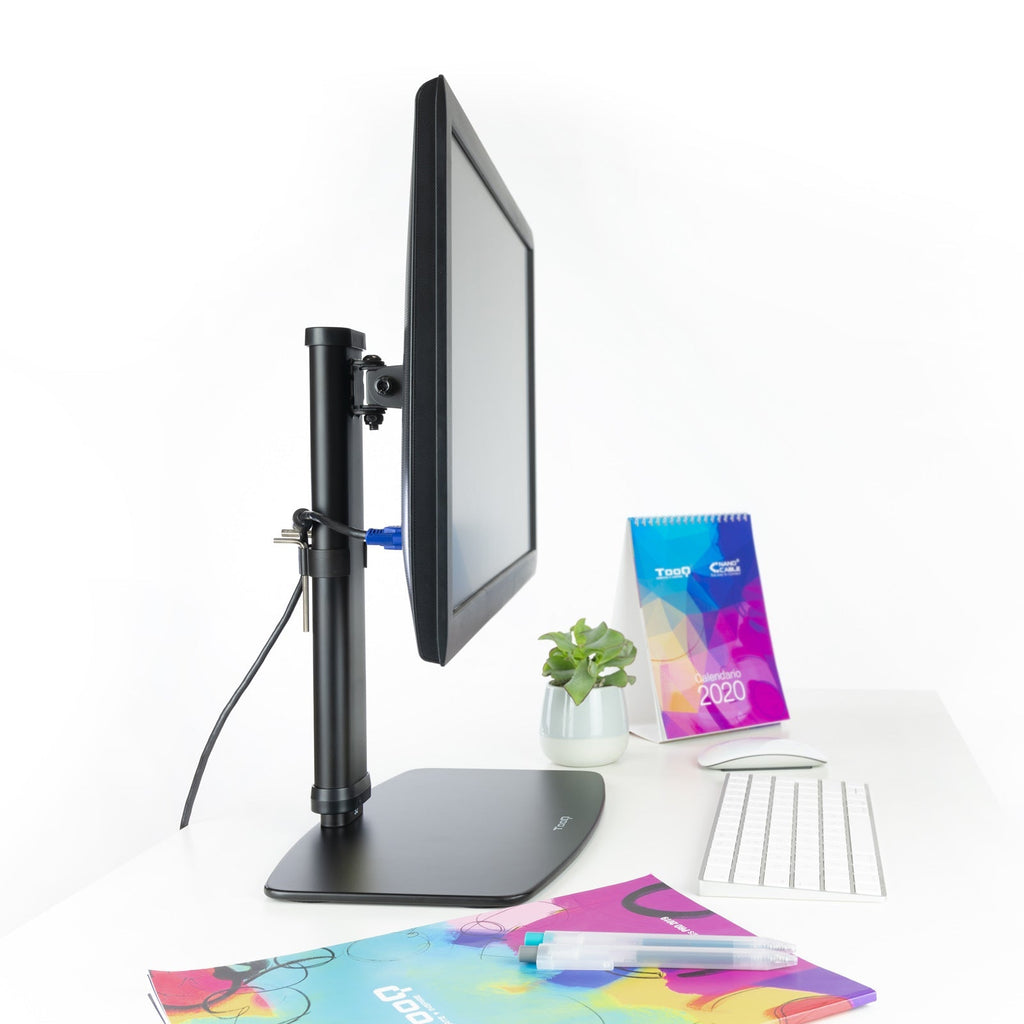 Support écran é poser Tooq DB1127TN 17"-27" (6kg max) (Noir)