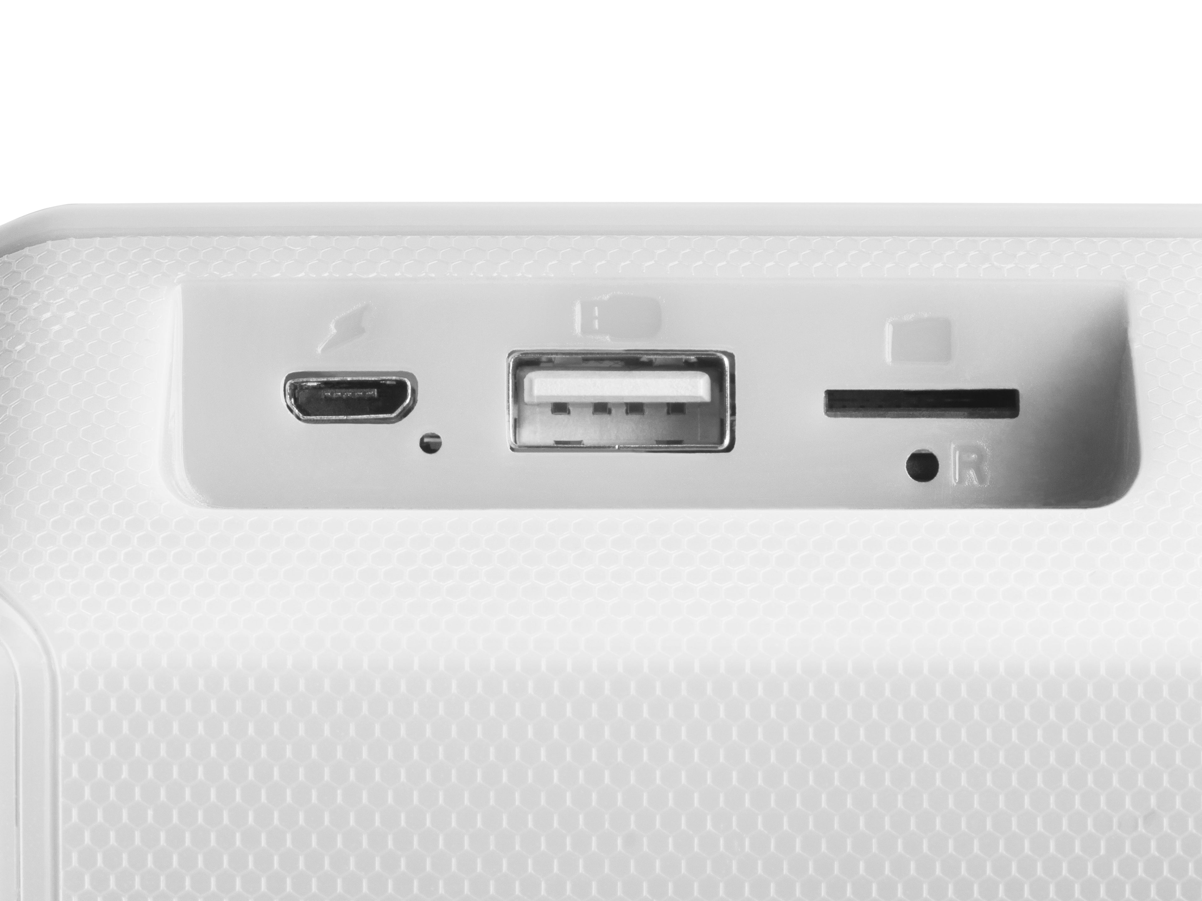 Enceintes Bluetooth Mars Gaming MSBAX RGB (Blanc)