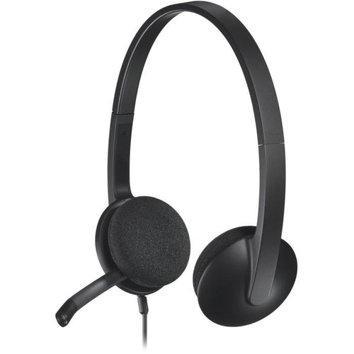 Casque - Filaire - Logitech - H340 - USB - Anti-parasite - Noir