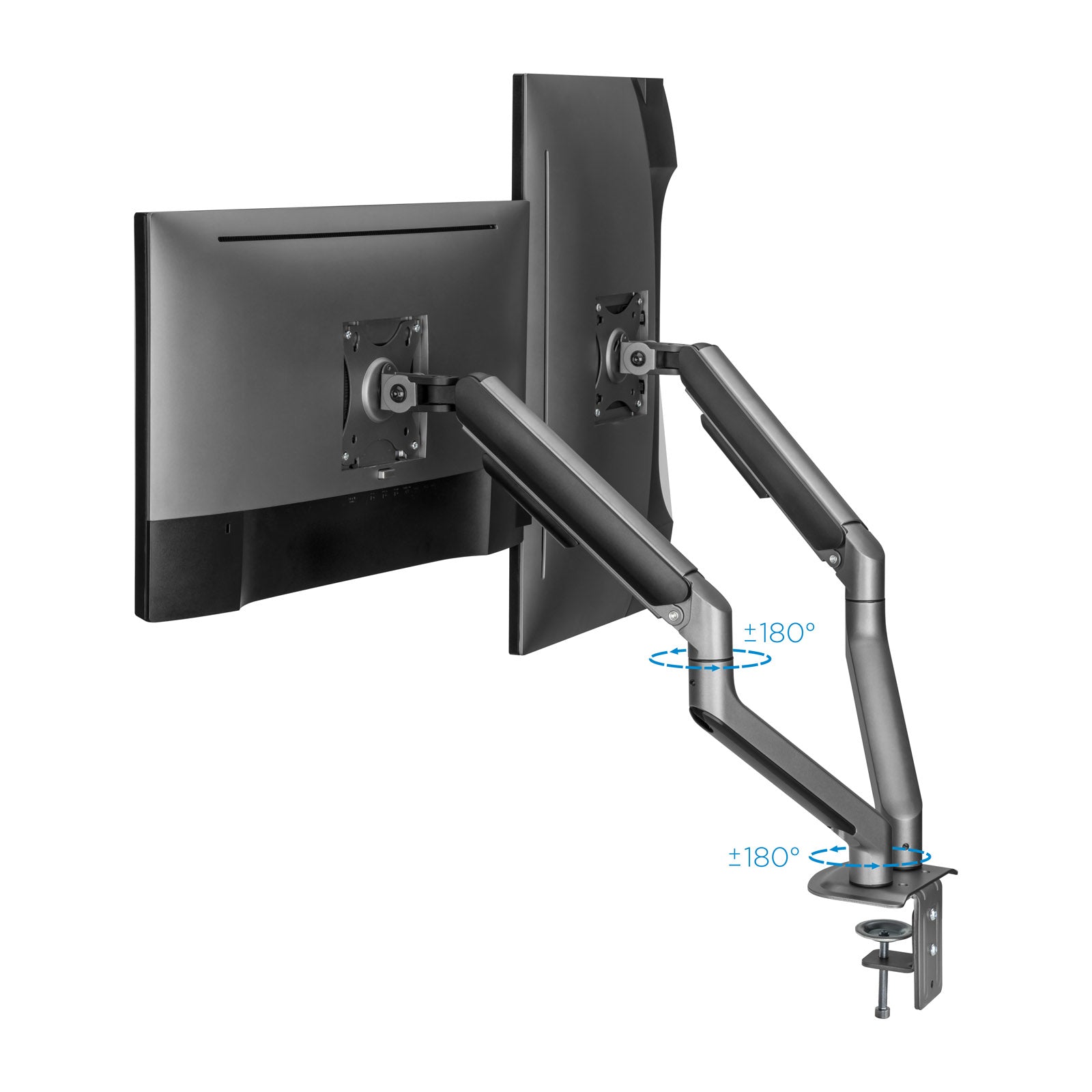 Support double-écran é fixer Tooq  DB4132TNR 17"-32" (9kg max) (Gris)