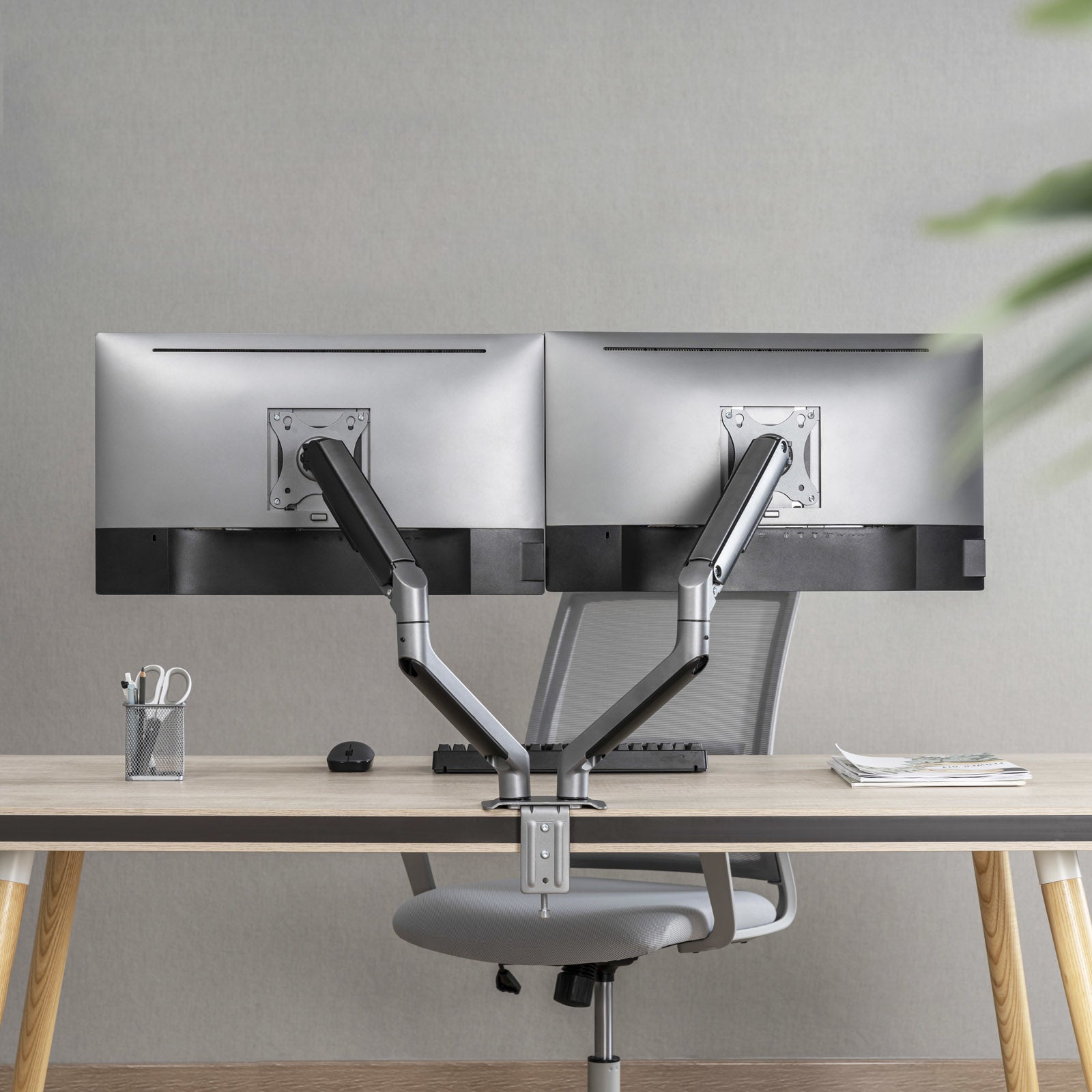 Support double-écran é fixer Tooq  DB4132TNR 17"-32" (9kg max) (Gris)