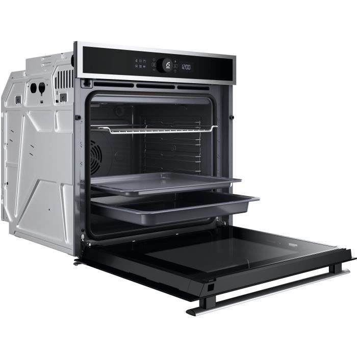 Four encastrable - WHIRLPOOL - WOI4IS8PM0XAF - 73 L - Pyrolyse - Inox - A+