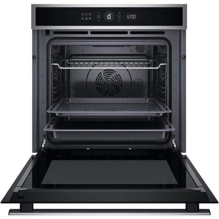 Four encastrable - WHIRLPOOL - WOI4IS8PM0XAF - 73 L - Pyrolyse - Inox - A+