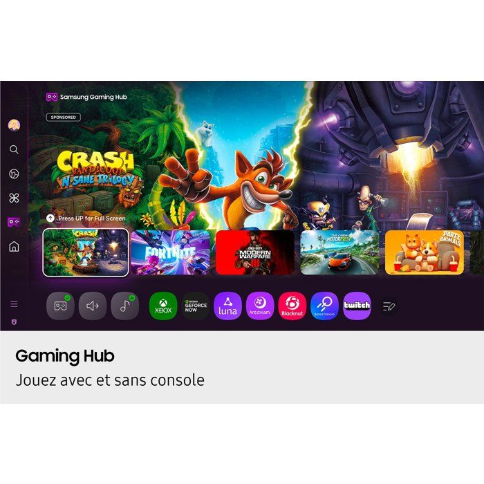Samsung 85U8005F - TV LED 85 (216 cm) - 4K UHD 3840x2160 - HDR - Smart TV - Gaming Hub - 3xHDMI - WiFi