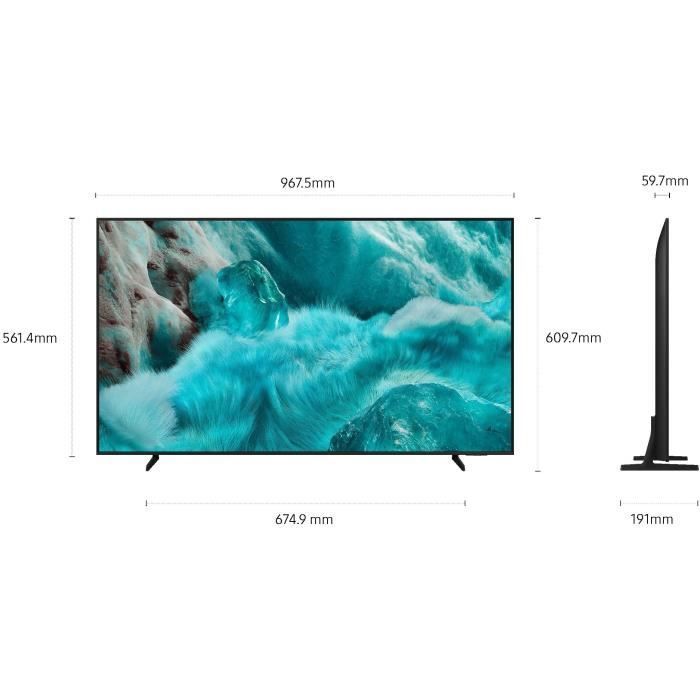 Samsung QE43Q7F - TV QLED 43 (109 cm) - 4K UHD 3840x2160 - HDR10+ - Smart TV - Gaming Hub - 3xHDMI - WiFi