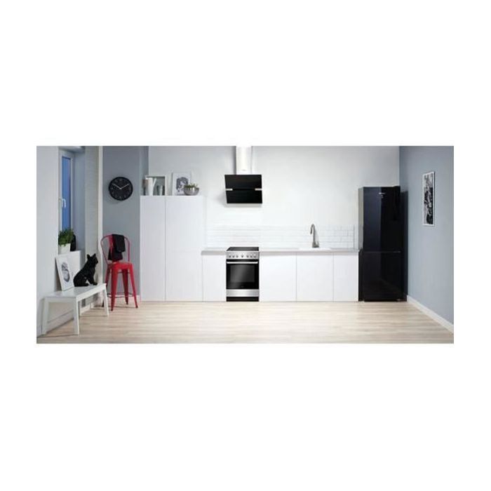 AMICA ACV6003S Cuisiniere Vitroceramique 60X60 Cm Silver
