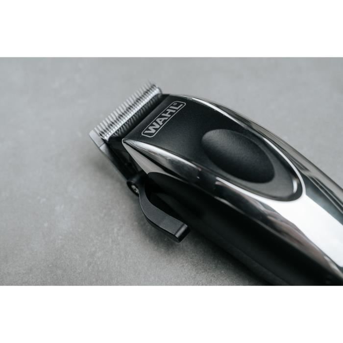 Tondeuse a cheveux sur secteur - WAHL - HOME PRO - 230 V - 8 sabots - Noir / Gris