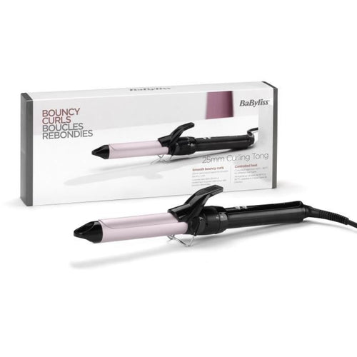 Boucleur - BaByliss - C325E Curling Tong - 25 mm - Pour des Boucles Rapides et Rebondies