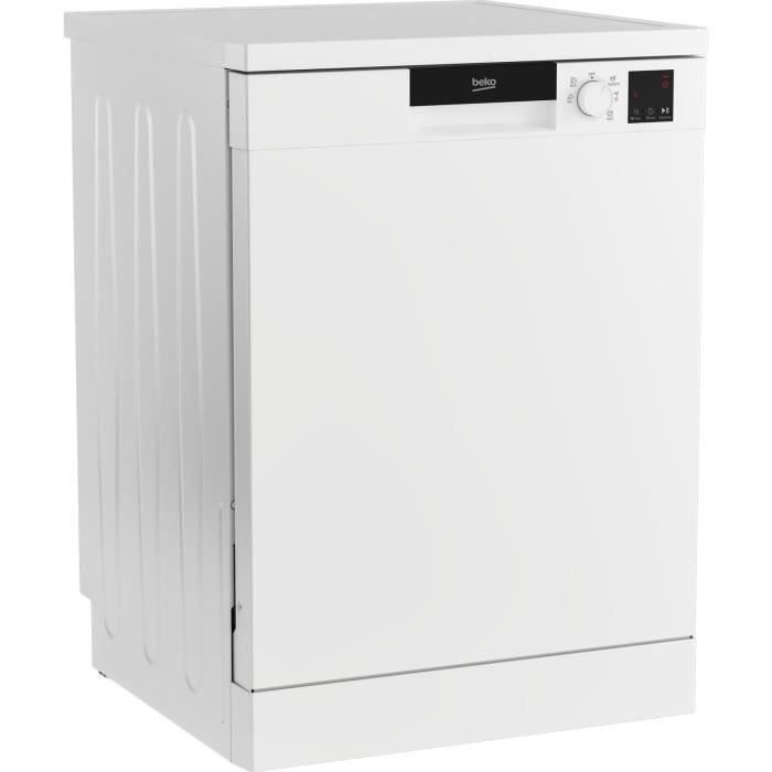 Lave-vaisselle pose libre BEKO LVV1347W bPRO 500 - 13 couverts - L60 cm - 47 dB(A) - Classe D - Blanc