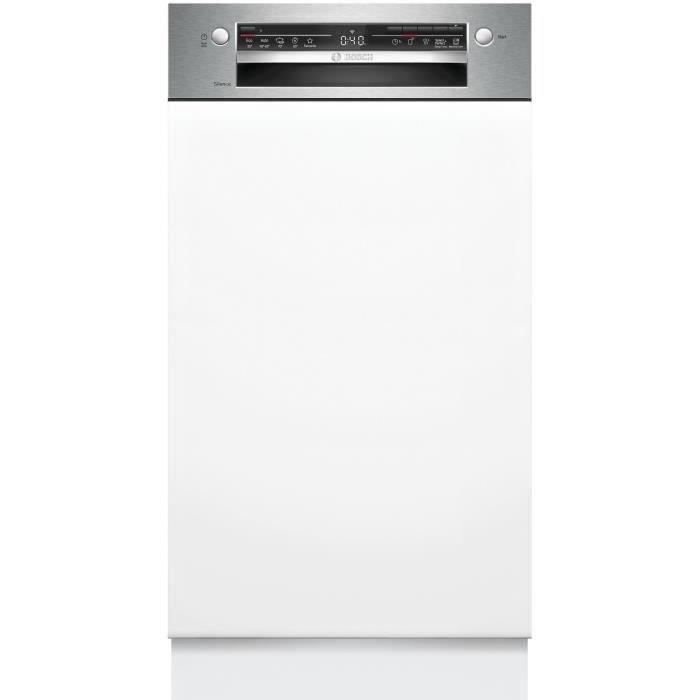 Lave-vaisselle semi-encastrable BOSCH SPI2HKS42E SER2 - 10 couverts - Induction - L45cm - 46dB - Séchage extra