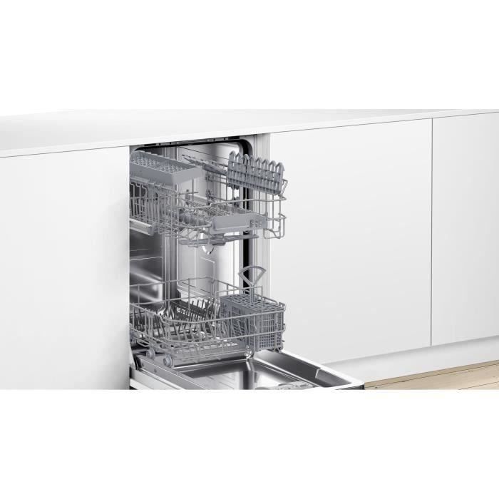 Lave-vaisselle semi-encastrable BOSCH SPI2HKS42E SER2 - 10 couverts - Induction - L45cm - 46dB - Séchage extra