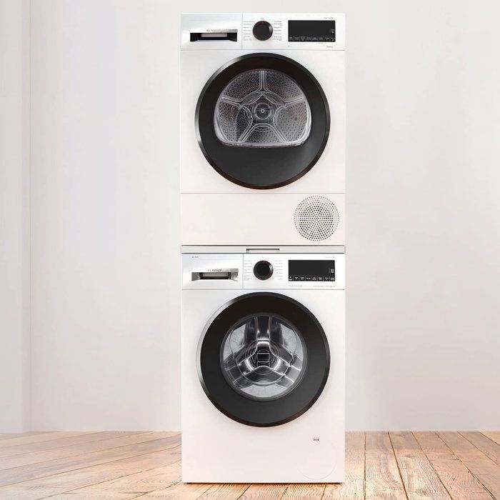 Kit de superposition - BOSCH - WTZ11400 - Avec plateau coulissant - 60 cm - Blanc