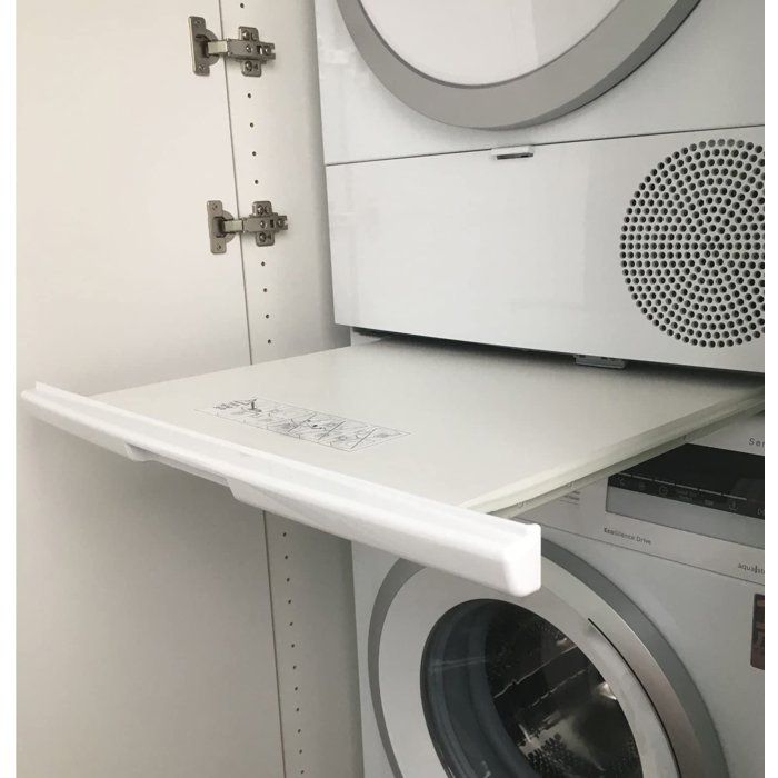 Kit de superposition - BOSCH - WTZ27400 - Avec plateau coulissant - 60 cm - Blanc