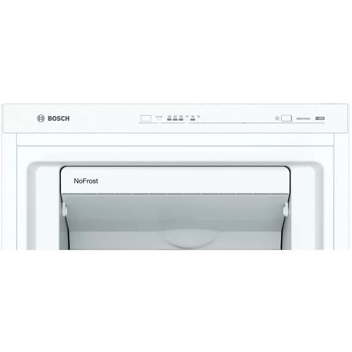 BOSCH GSN33VWEP - Congélateur armoire - 225 L - Froid no frost multiairflow - L 60 x H 176 cm - Blanc