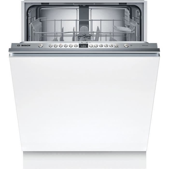 Lave-vaisselle tout encastrable BOSCH SBV26AX01F SER2 - 12 couverts - Induction - 48 dB - H86 - 6 programmes