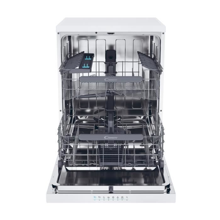 Lave-vaisselle pose libre CANDY CF6C4F0W - 16 couverts - 44dB  - Maxi Cuve - Connecté - Blanc