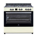 Cuisiniere piano four multifonctions catalyse - CONTINENTAL EDISON - CECP9060CD - 95 L - L90 x H85 cm - Creme / Inox