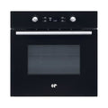 Four encastrable Pyrolyse - 65L - Chaleur tournante -  CONTINENTAL EDISON - CEF65PB - Noir et inox - L59,5 x H59,5 x P 57,5 cm