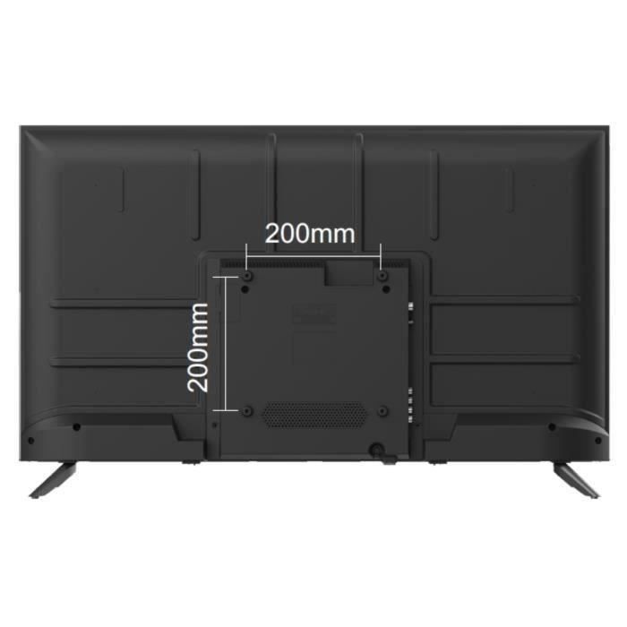 TV LED - CONTINENTAL EDISON - CELED40SVFHD25B6 - FHD 40 (101 cm) - SMART VIDAA - 3xHDMI, 2xUSB - Noir