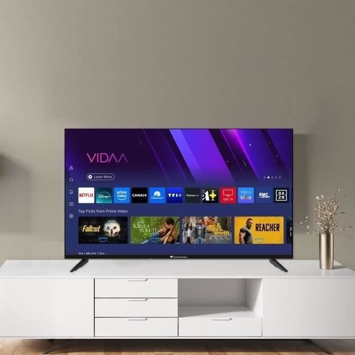 TV LED - CONTINENTAL EDISON - CELED40SVFHD25B6 - FHD 40 (101 cm) - SMART VIDAA - 3xHDMI, 2xUSB - Noir