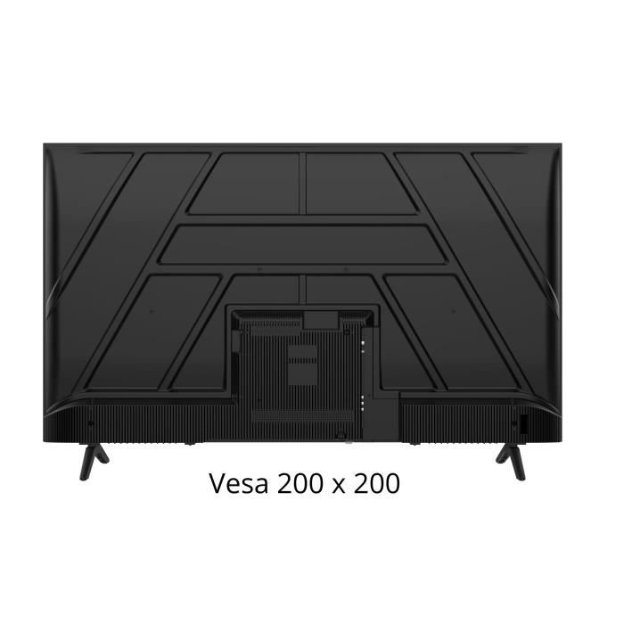 TV LED UHD - CONTINENTAL EDISON - 55 (139 cm) - 3xHDMI - 2xUSB - Noir - CELED55SV2UD25B6
