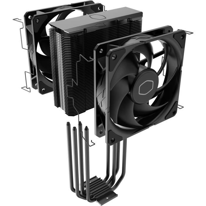 Refroidissement PC - COOLER MASTER - RR-S4KK-25DN-R1 - Hyper 212 Black X Duo