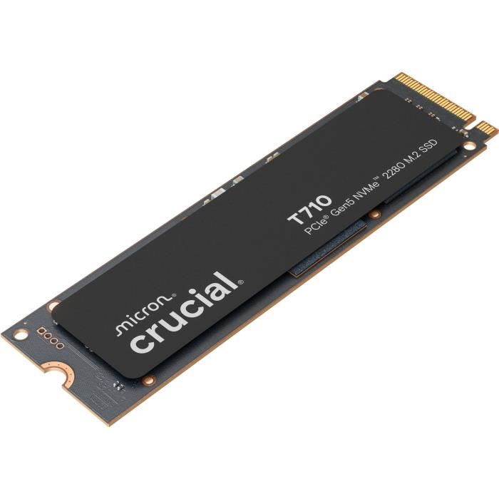 CRUCIAL - SSD interne - T710 - 4 To - PCIe Gen5 NVMe M.2