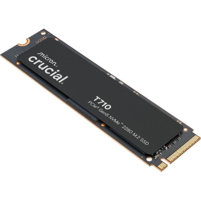 CRUCIAL - SSD interne - T710 - 4 To - PCIe Gen5 NVMe M.2