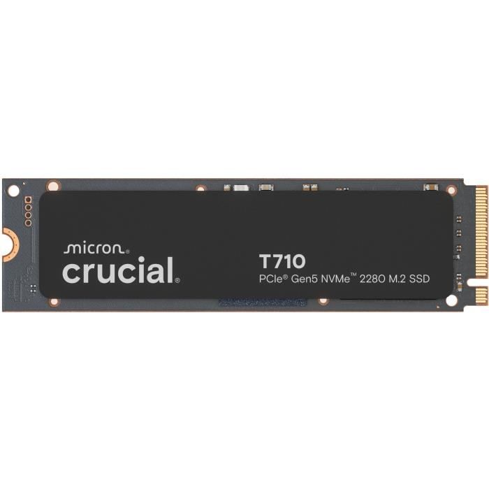 CRUCIAL - SSD interne - T710 - 2 To - PCIe Gen5 NVMe M.2