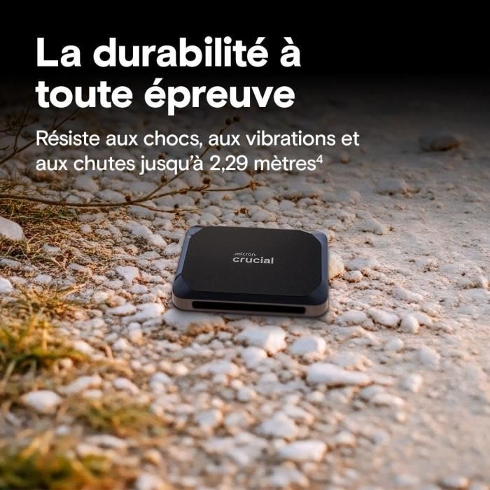 CRUCIAL - CT4000X9SSD9 - X9 SSD externe- 4To - M.2