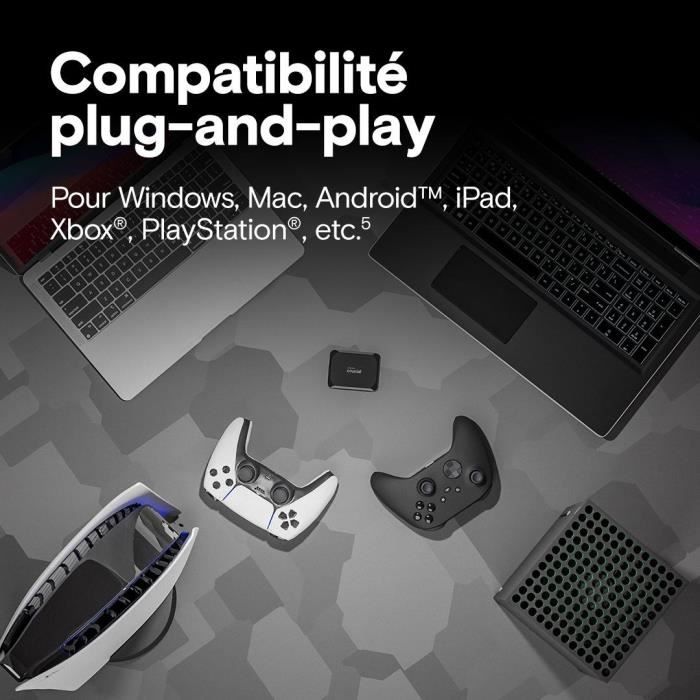 SSD Externe Portable - CRUCIAL - X9 - 2To - USB-C 3.2 - Compatible PC, Mac, PlayStation, Xbox