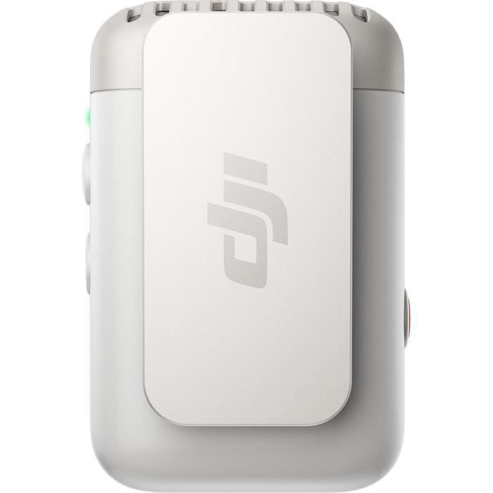 Émetteur sans fil - DJI - Mic 2 - Pearl White - Audio HD - Enregistrement 32 bits