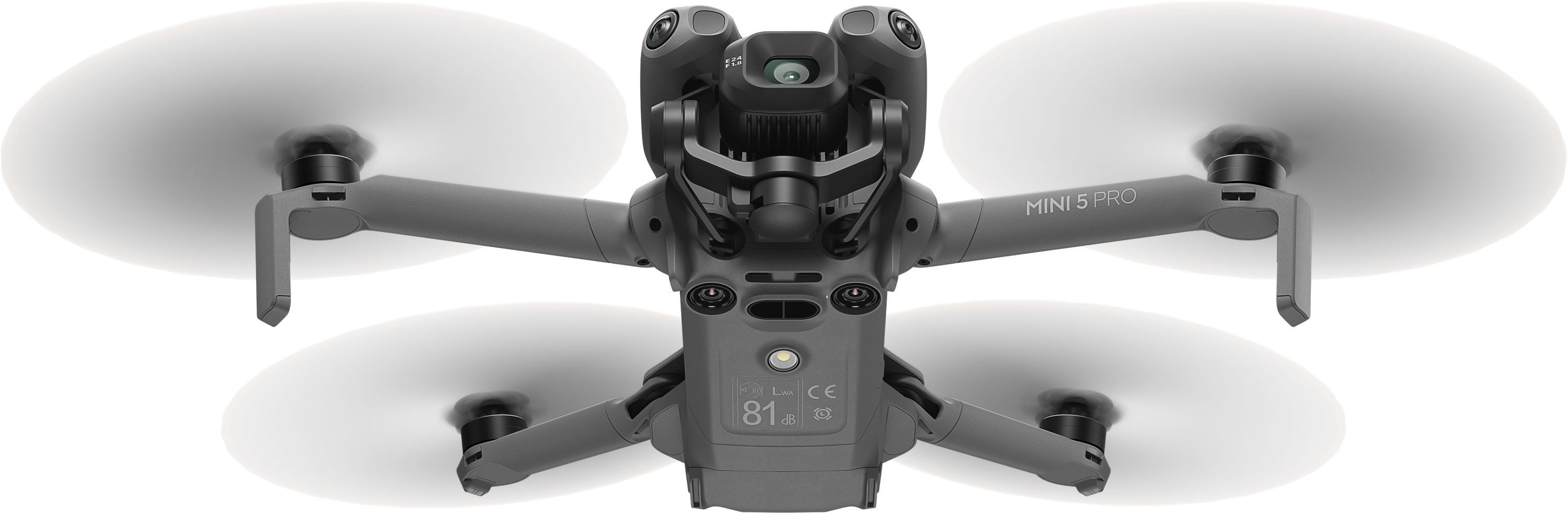 Drone - DJI - Mini 5 Pro - Caméra 4K - Capteur CMOS 1 + détection d'obstacles + nacelle + ActiveTrack 360°